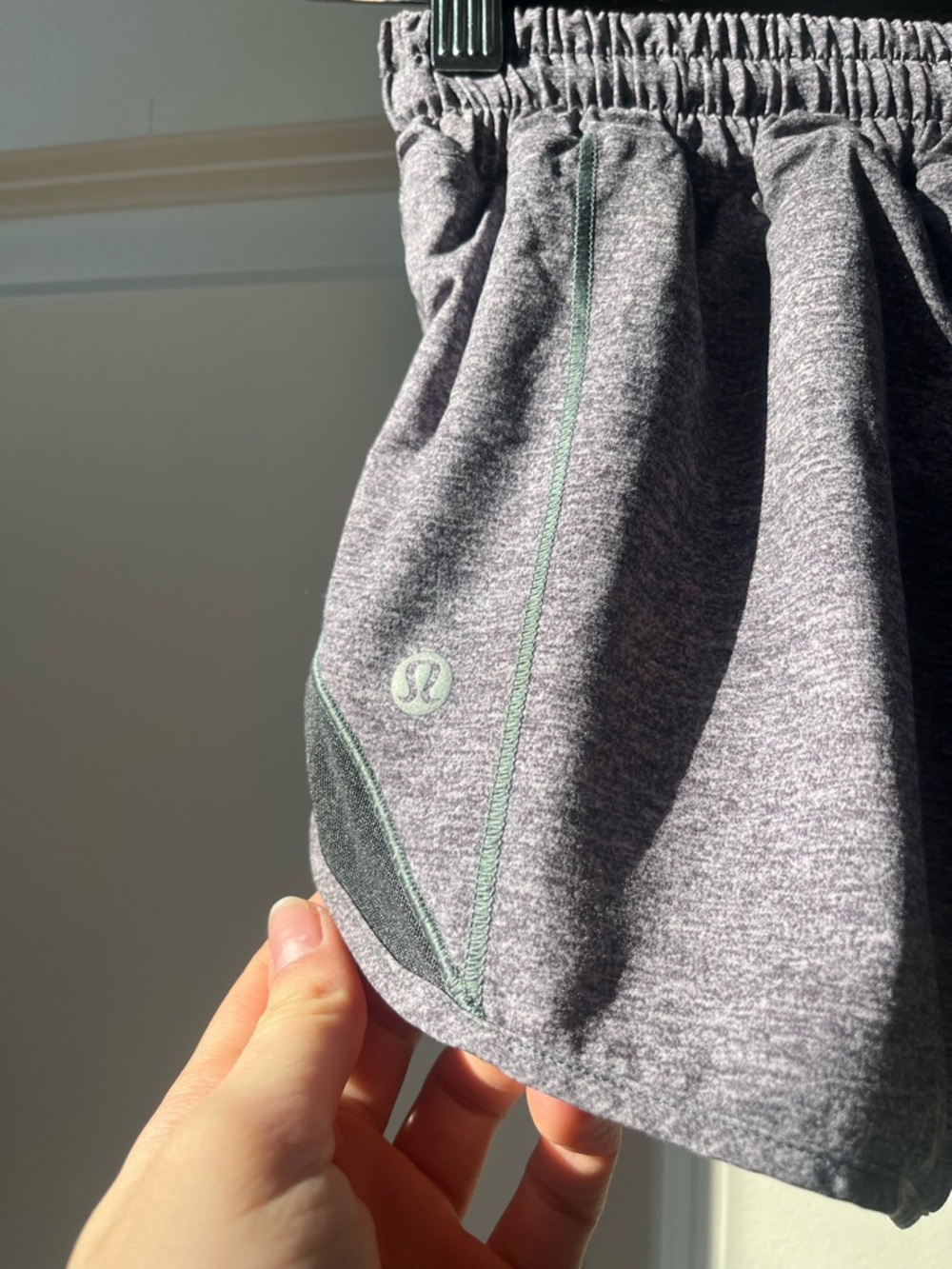 Lululemon Heathered Gray Athletic Shorts